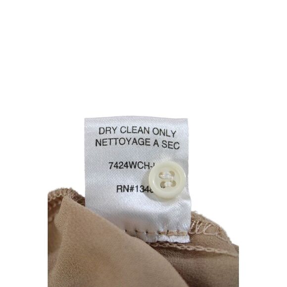 Wayf Womens Long Sleeve Collarless Lace Shirt Top Blouse White Size Small - Picture 6 of 6